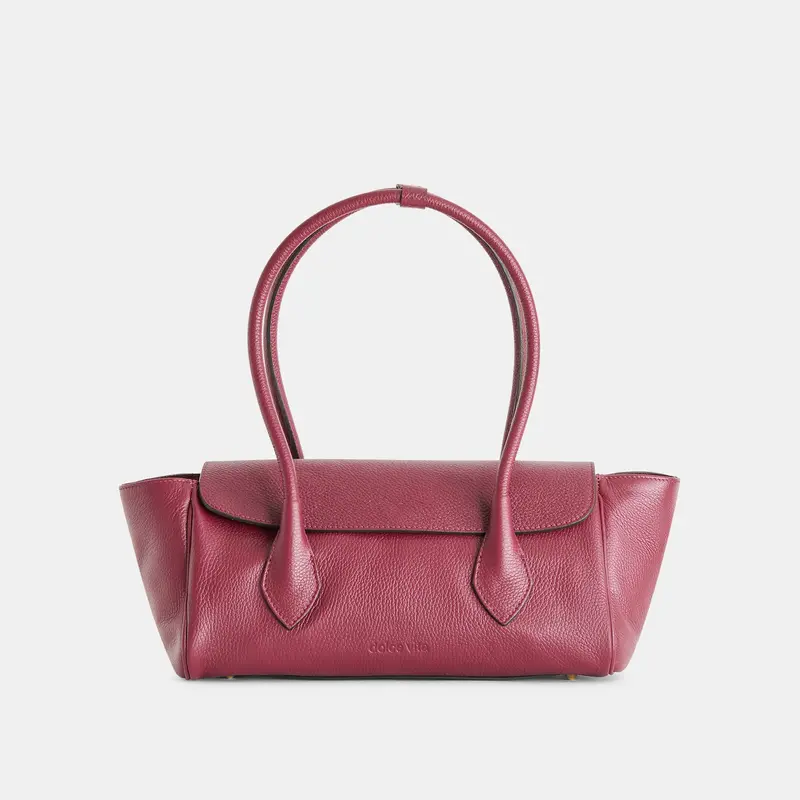 Irene Shoulder Bag Bordeaux Leather 1