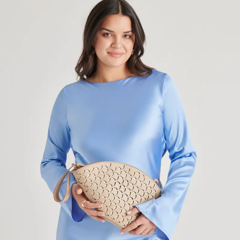 Isolde Clutch Beige Stella 2