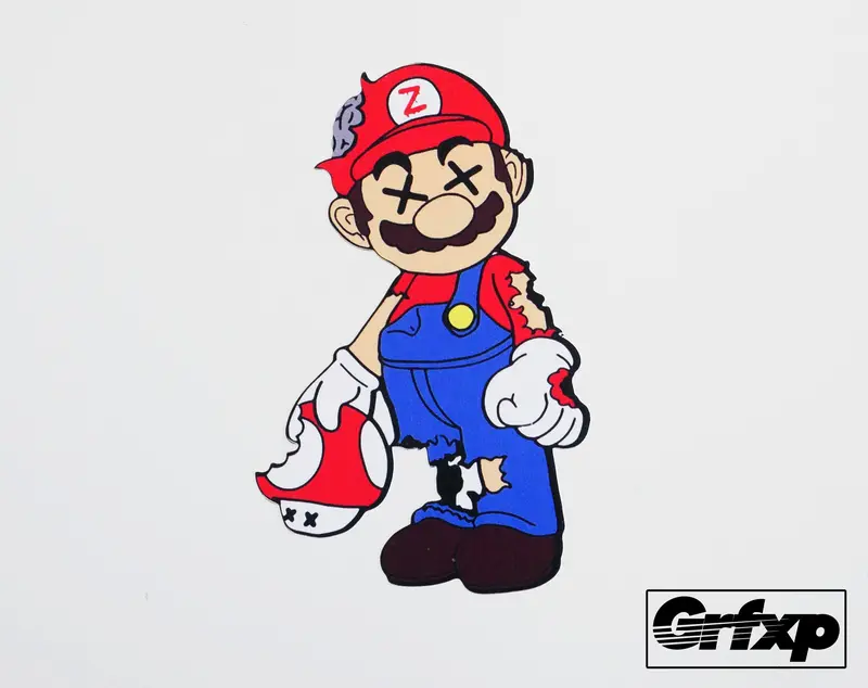 Italian Plumber Zombie Sticker 1