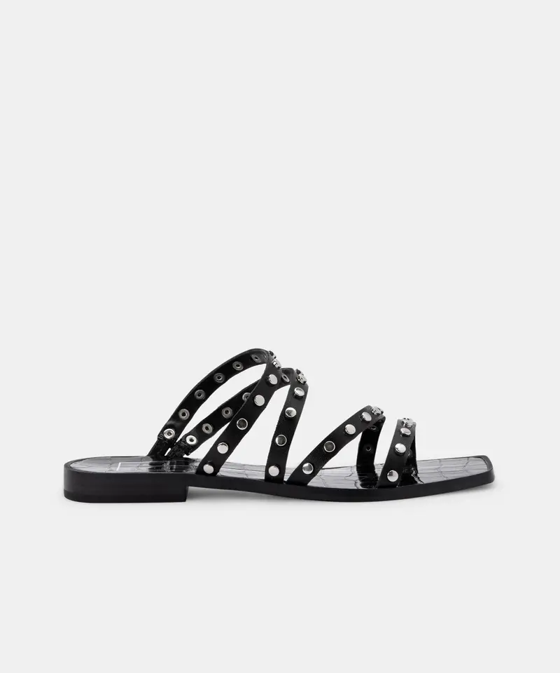 Izabel Studded Sandals Black Stella - Re:Vita 1