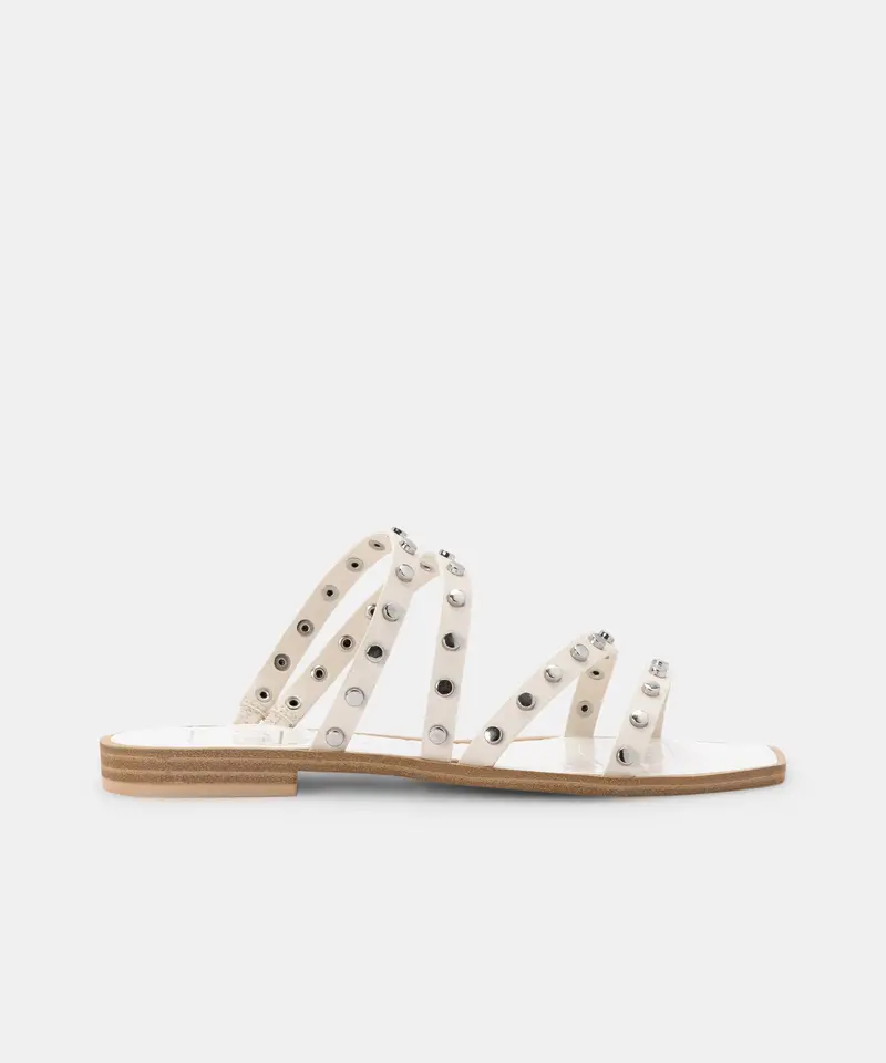Izabel Studded Sandals Off White Stella - Re:Vita 1