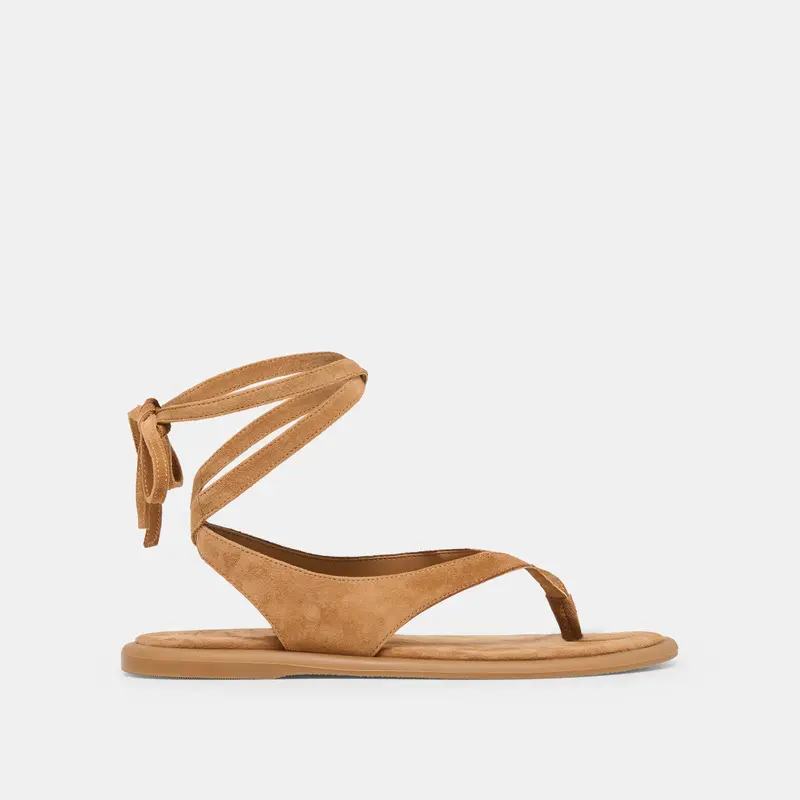 Jayden Sandals Teak Suede 1