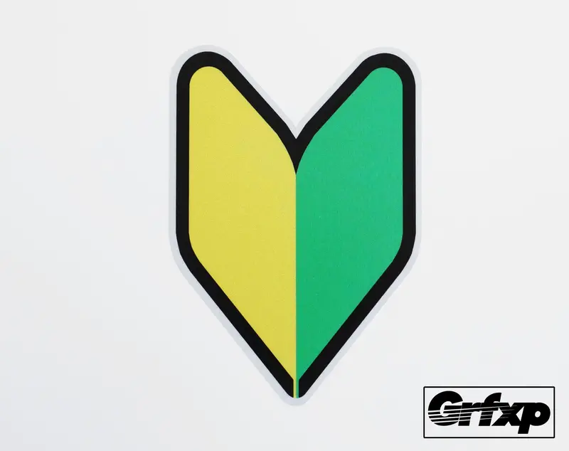 Jdm New Driver Soshinoya Reflective (Oem-Quality) Printed Sticker 1