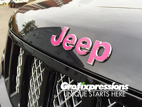 Jeep Grand Cherokee "Jeep" Logo Emblem Overlays (2011 - 2016) 1
