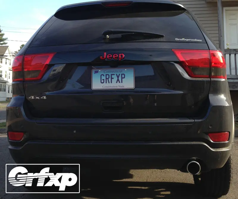 Jeep Grand Cherokee "Jeep" Logo Emblem Overlays (2011 - 2016) 2