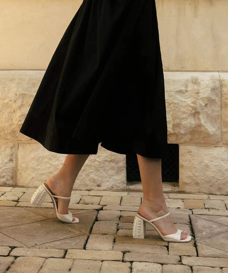 Jemmy Pearl Heels Vanilla Silk - Re:Vita 2