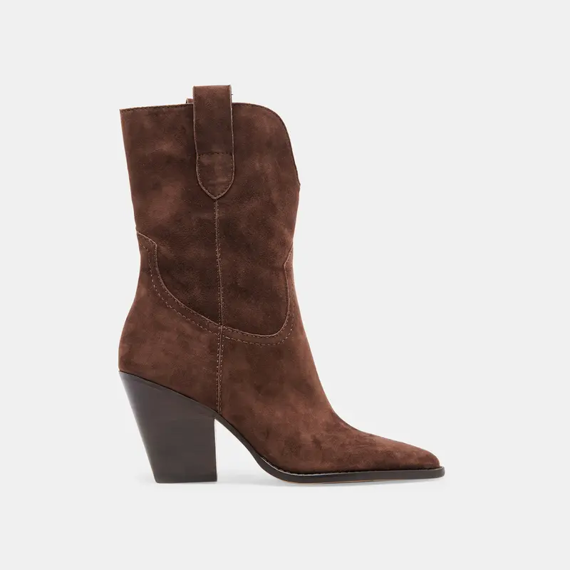Jessey Boots Dk Brown Suede 1