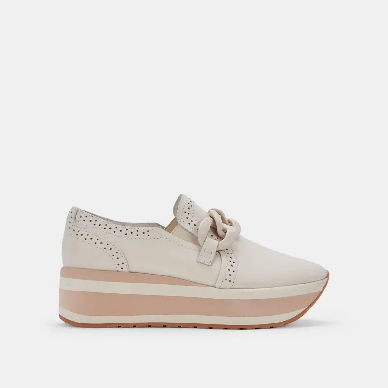 Jhenee Sneakers Ivory Leather - Re:Vita 1