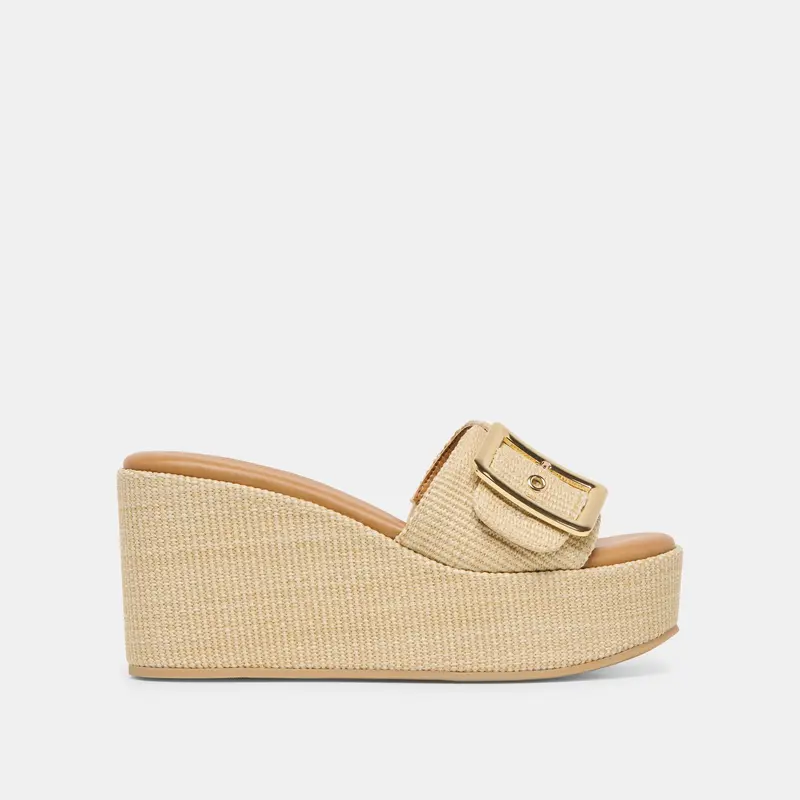 Jilian Wedges Lt Natural Raffia 1