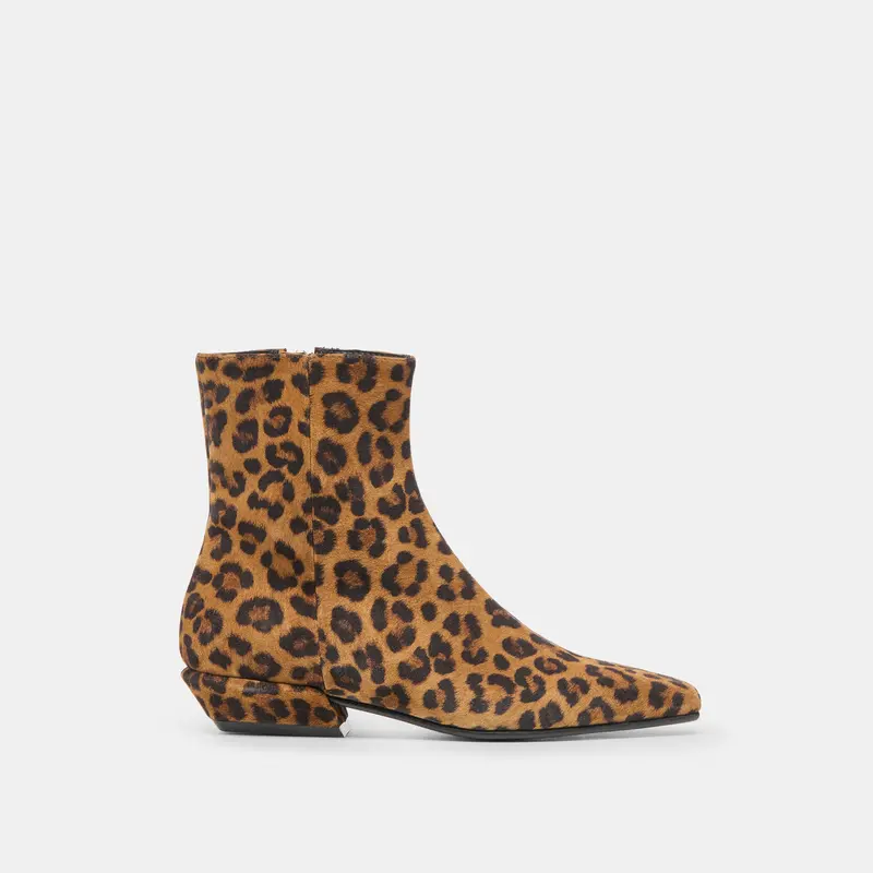 Joanie Booties Leopard Printed Suede 1