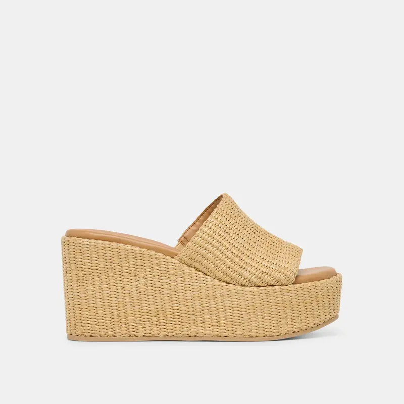 Joclyn Wide Wedges Lt Natural Raffia 1