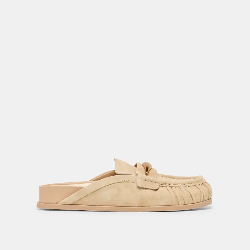 Jodero Flats Almond Suede 1
