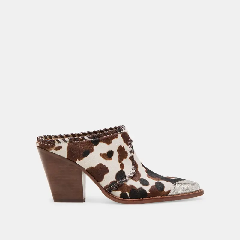 Jolyn Heels Cocoa Taurus Calf Hair 1