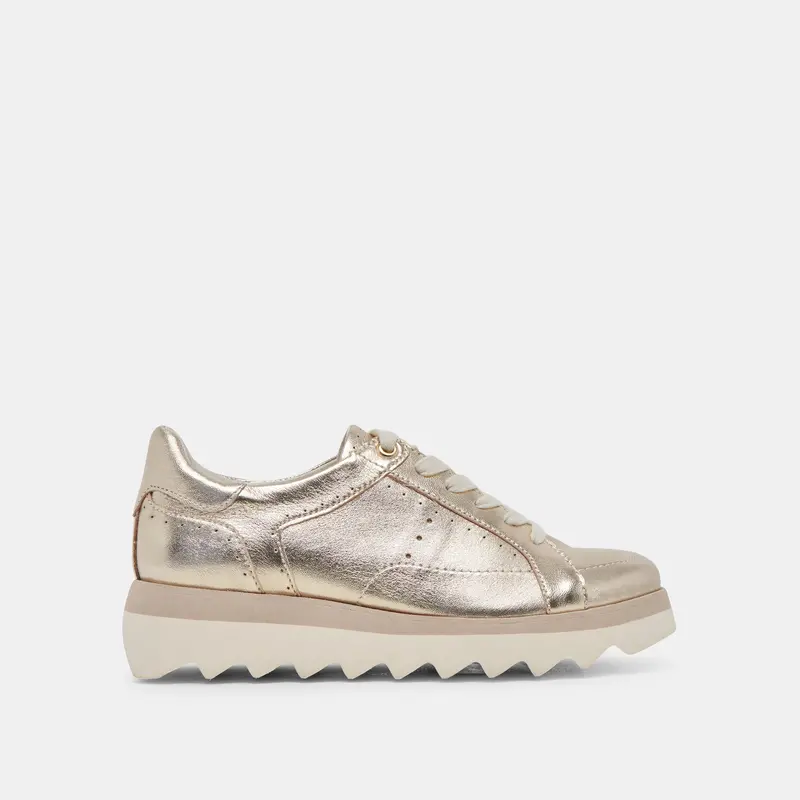 Jorgie Sneakers Platinum Metallic Leather - Re:Vita 1