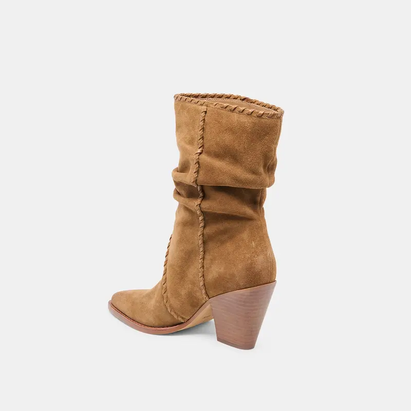 Julith Boots Lt Brown Suede 7