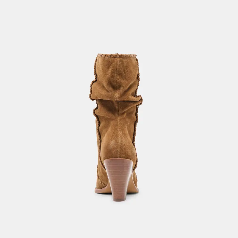 Julith Boots Lt Brown Suede 9