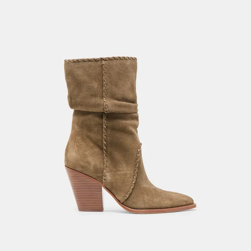 Julith Boots Olive Suede 1