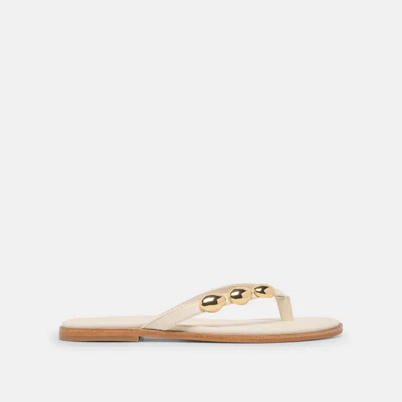 Juny Sandals Off White Leather 1
