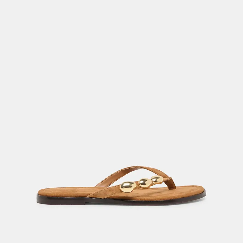 Juny Sandals Teak Suede 1