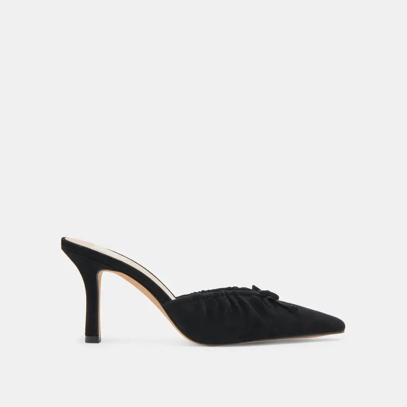 Kairi Heels Onyx Suede 1