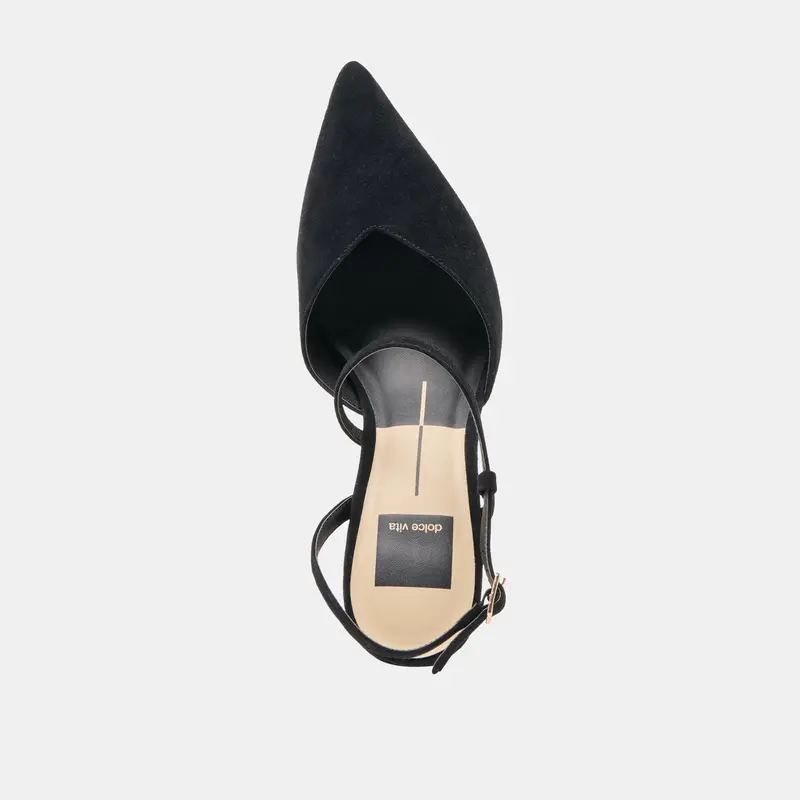 Kamra Heels Onyx Suede 11