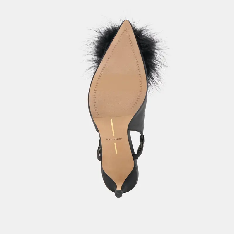 Kamy Heels Onyx Satin 9