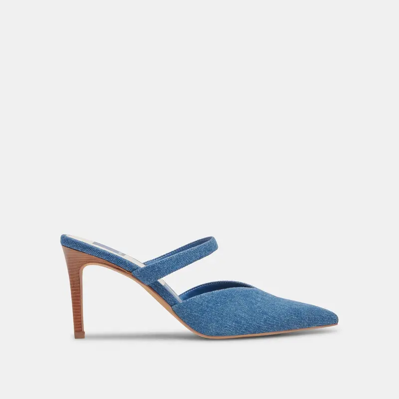 Kanika Heels Blue Denim - Re:Vita 1