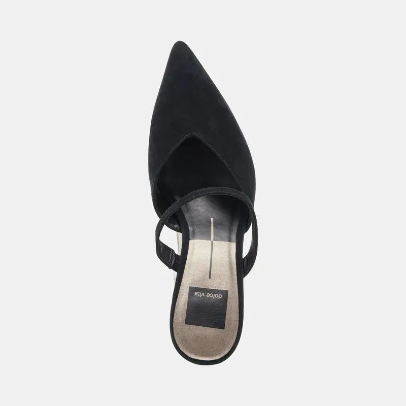 Kanika Heels Onyx Suede 11