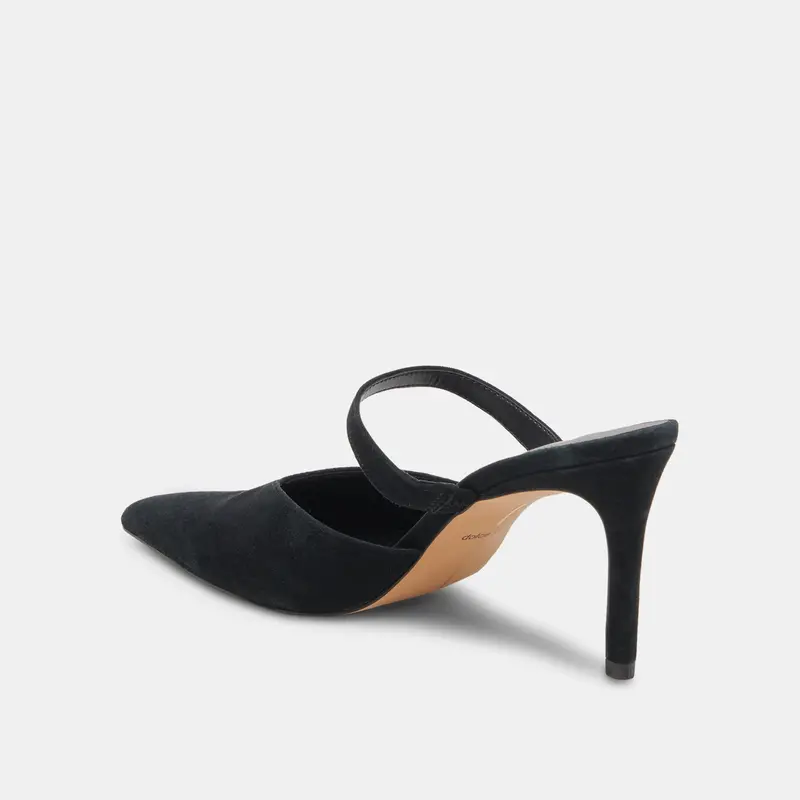 Kanika Heels Onyx Suede 8
