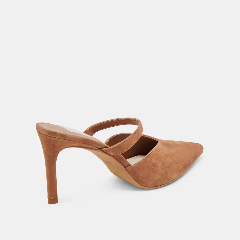 Kanika Heels Pecan Suede 3