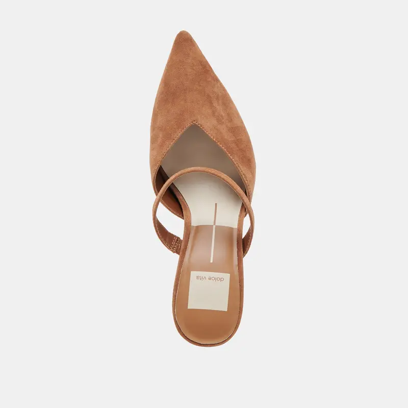 Kanika Heels Pecan Suede 8
