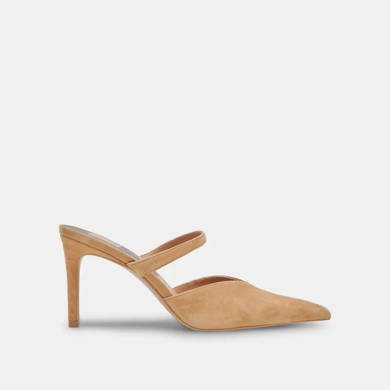 Kanika Heels Tan Suede 1