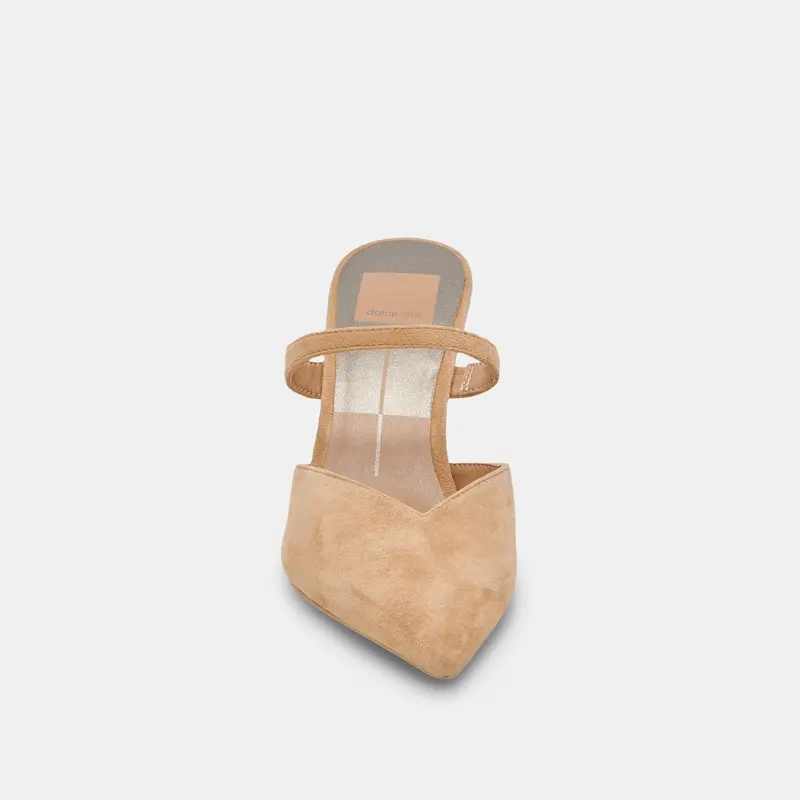 Kanika Heels Tan Suede 11