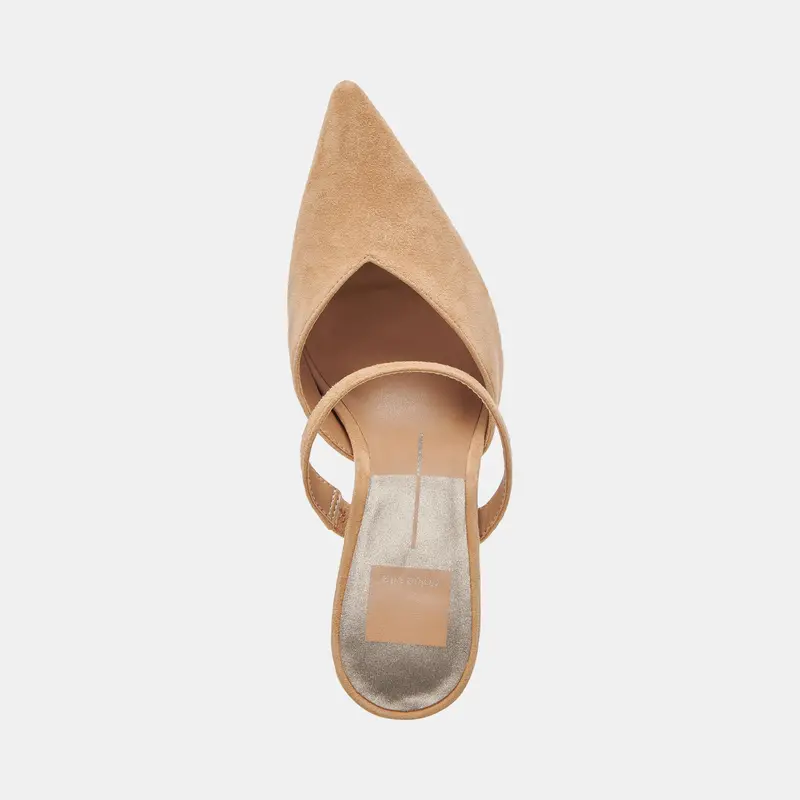 Kanika Heels Tan Suede 13
