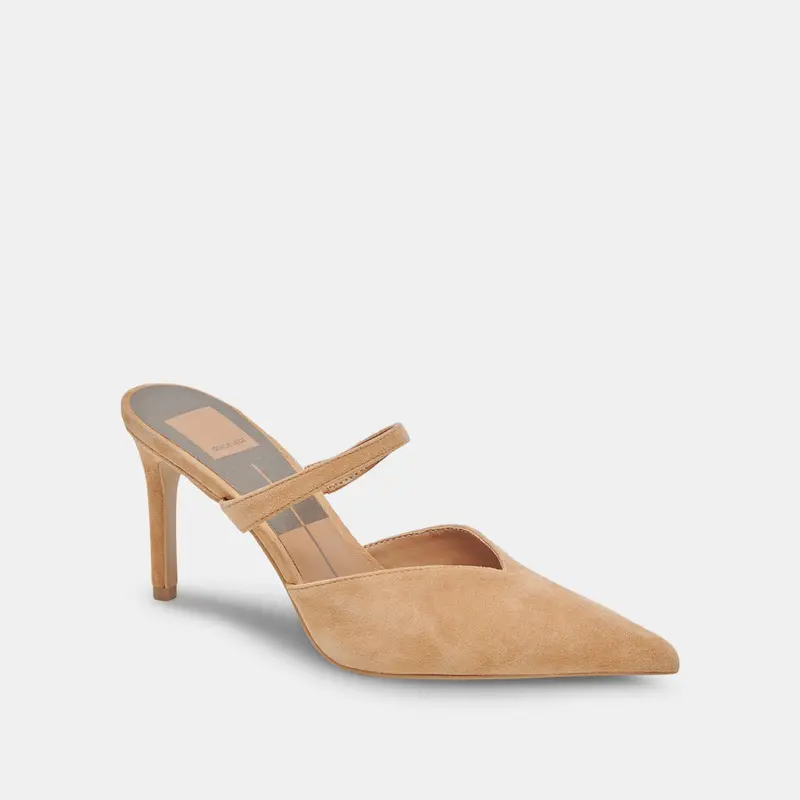 Kanika Heels Tan Suede 3