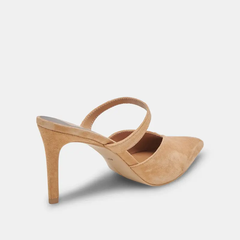 Kanika Heels Tan Suede 5