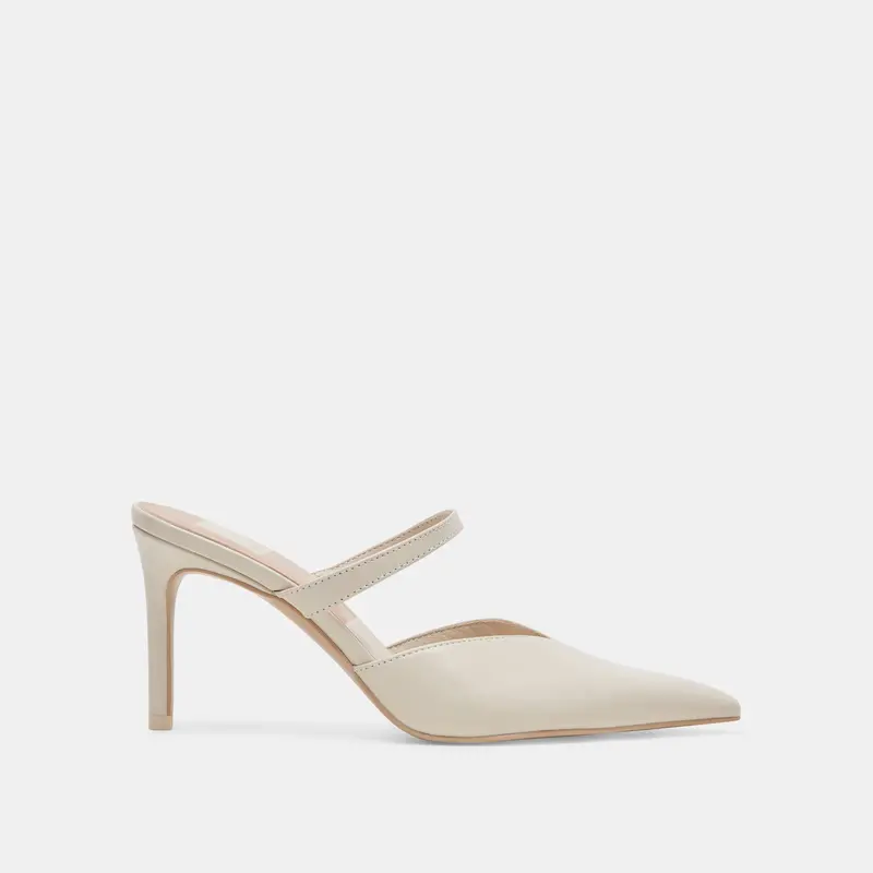 Kanika Heels White Crinkle Patent - Re:Vita 1