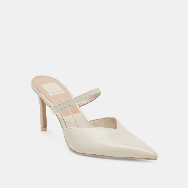Kanika Heels White Crinkle Patent - Re:Vita 2