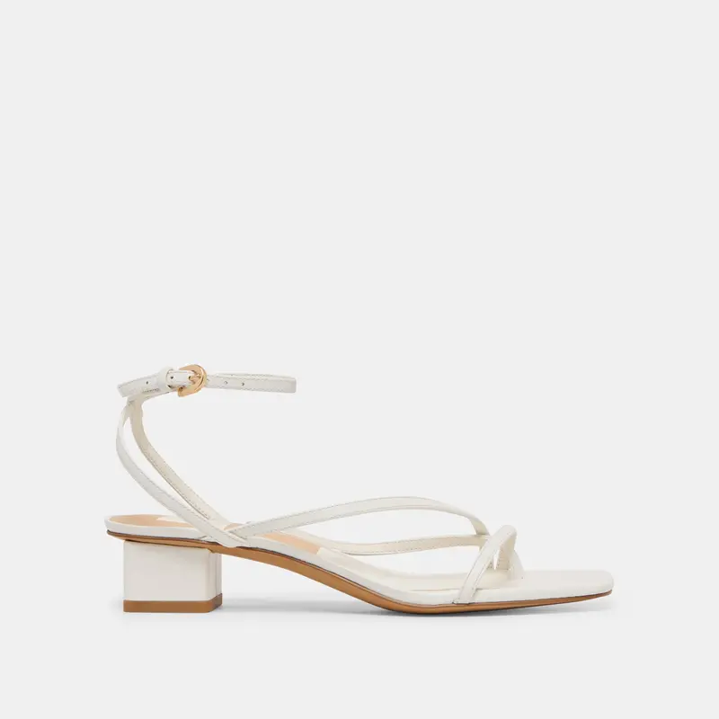 Karlos Sandals True White Leather 1
