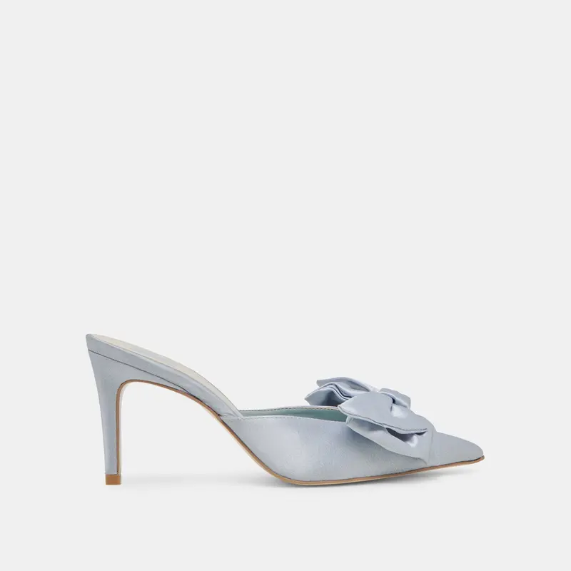 Kayli Heels Light Blue Satin - Re:Vita 1