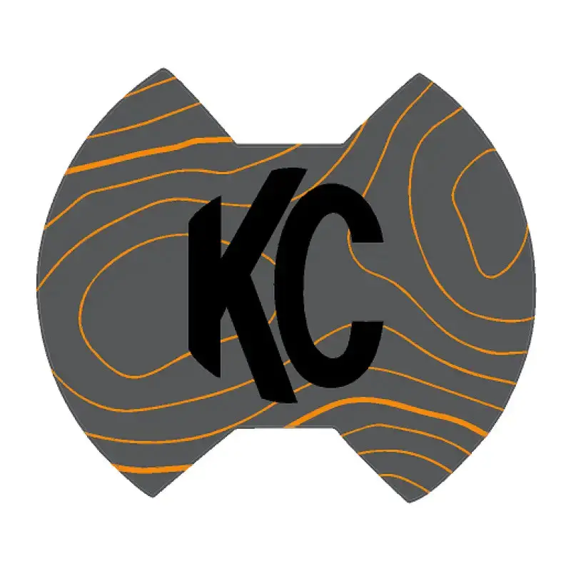 Kc Hilites 6" Slimlite Led Cover Topo Overlays - Universal 4