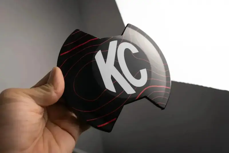 Kc Hilites 8" Slimlite Led Cover Topo Overlays - Universal 1