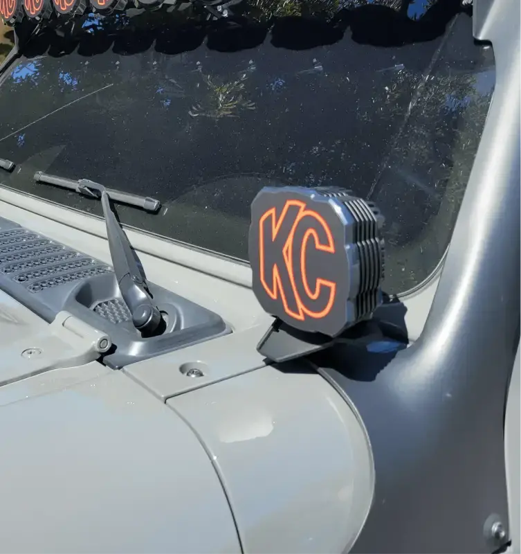 Kc Hilites Flex Era 4 Light Cover Overlays - Universal 1