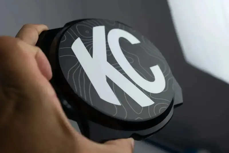 Kc Hilites Pro6 / Titan Gravity Light Cover Topo Overlays (Pair) - Universal 1