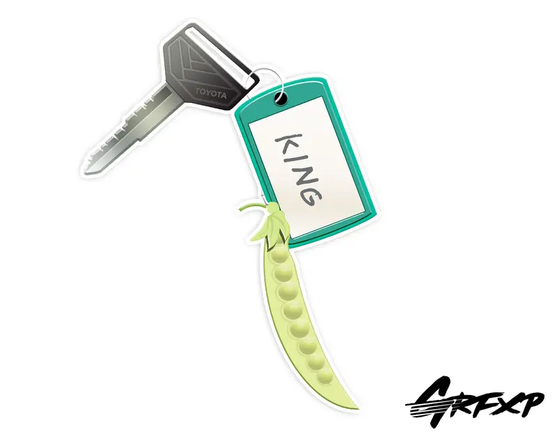 Kenichi Tsuchiya's (Dk's) Keychain Printed Sticker 1