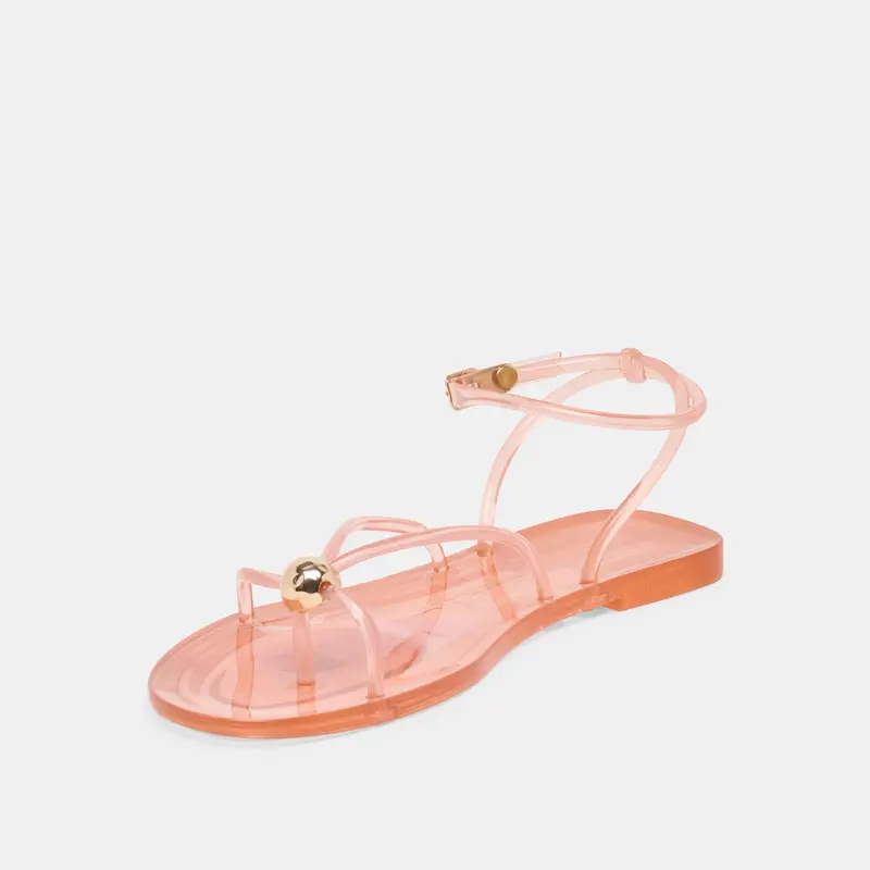 Kenley Vinyl Sandals Rose Jelly 4