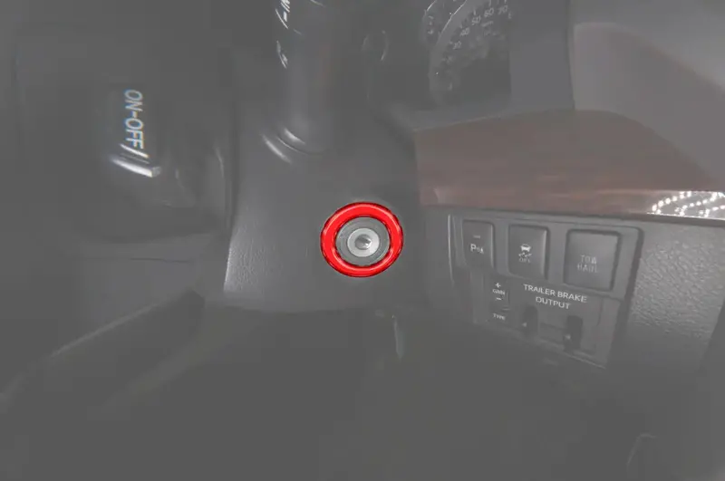 Key Ignition Accent Overlay Fits Tacoma(2016-23) & Tundra(2014-21) 1