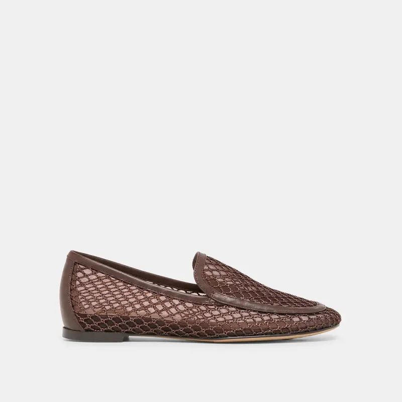 Kiala Mesh Loafers Chocolate Mesh 1