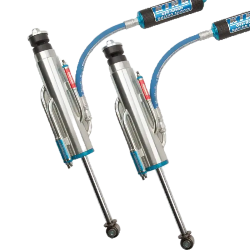 King 3.0 Stage 3 Race Series 3Tube Finned Rr Rear Bypass Shocks - For '07-21  Tundra 1