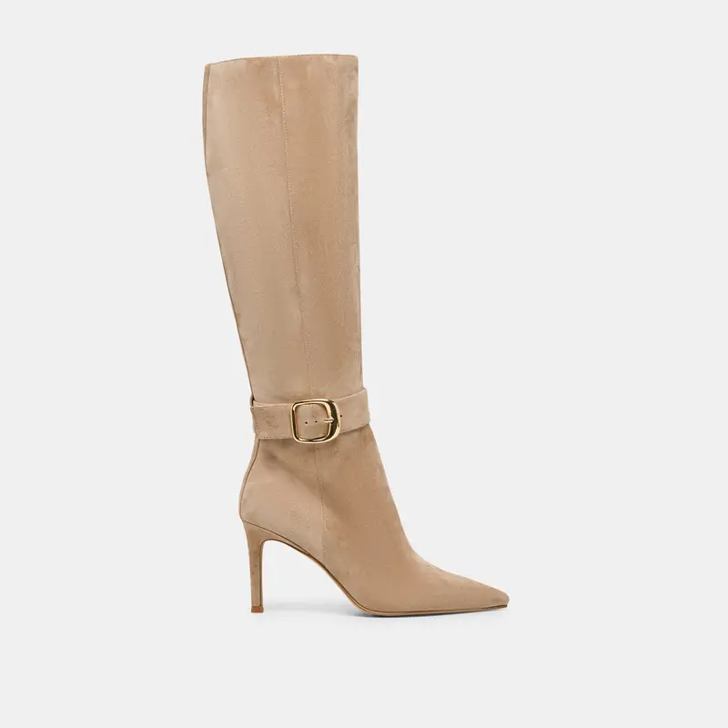 Kinzy Boots Camel Suede 1
